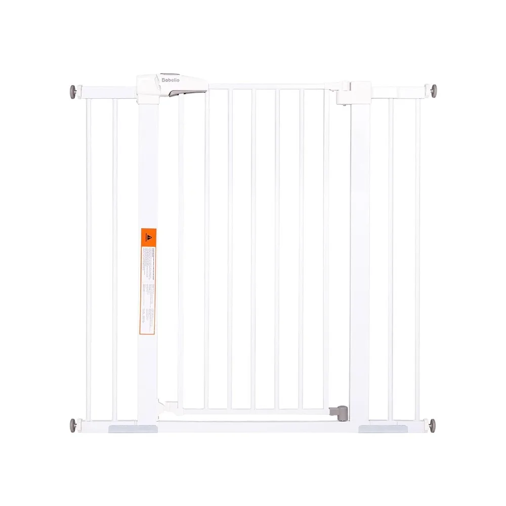 36" Extra Tall Dog Gate, 26''-40'' Wide Auto Close, Pressure Mounted, Easy Install with Wall Protectors and Extenders (White)
36" Extra Tall Dog Gate, 26''-40'' Wide Auto Close, Pressure Mounted, Easy Install with Wall Protectors and Extenders (White)