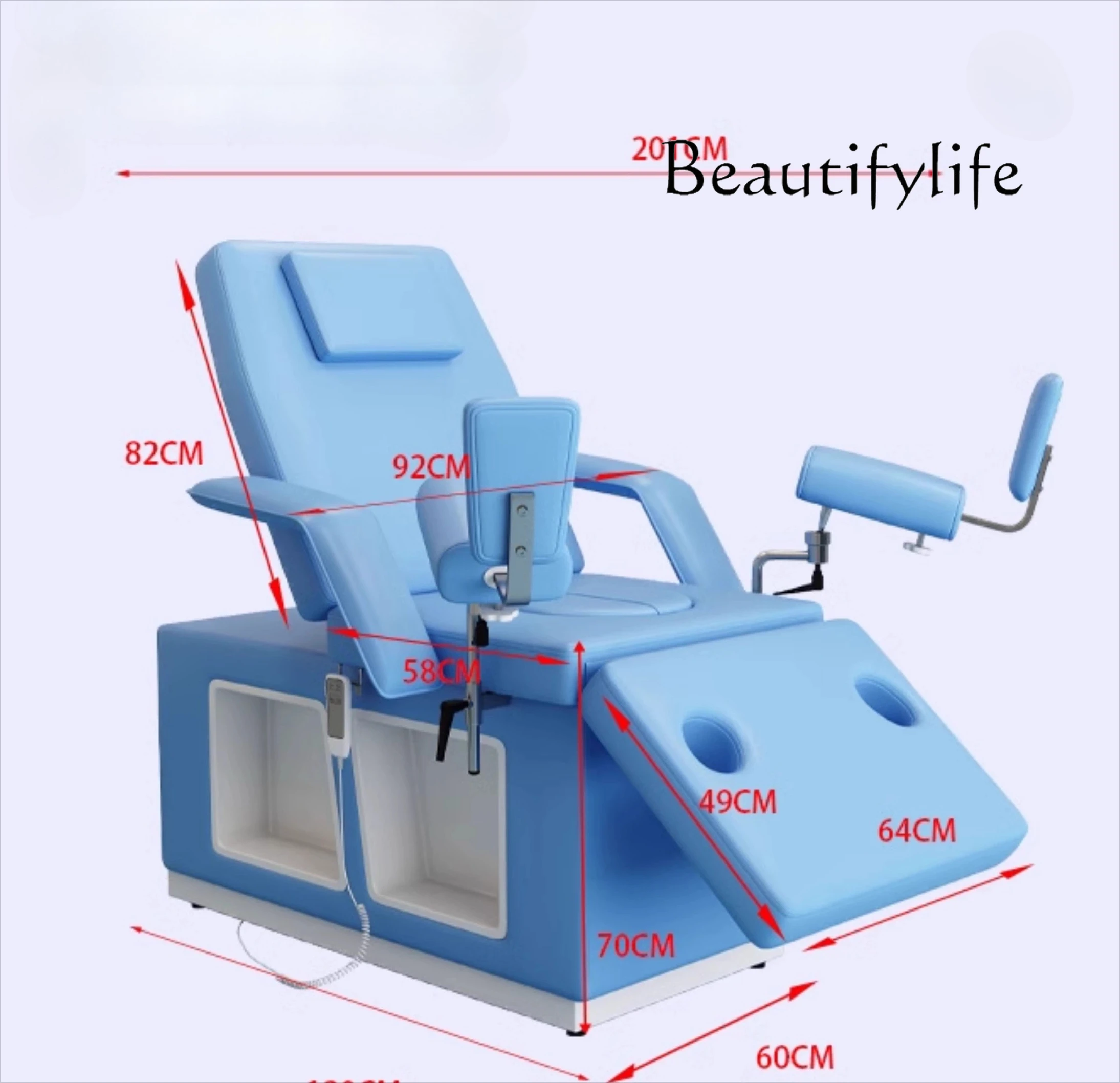 Nordic medical gynecological examination bed multi-functional nursing can lift confinement electric beauty bed
Nordic medical gynecological examination bed multi-functional nursing can lift confinement electric beauty bed