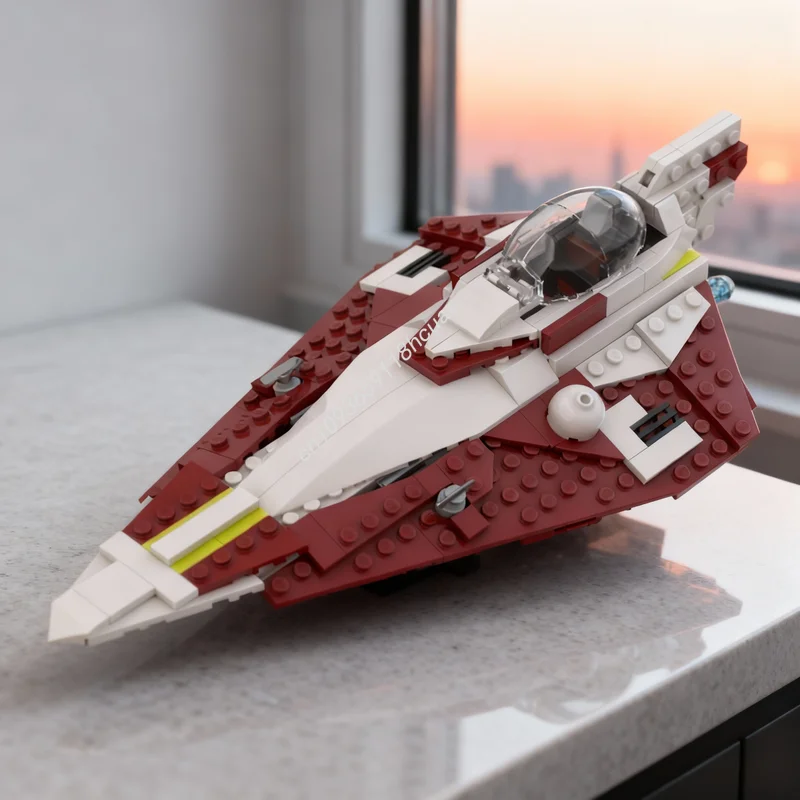 287pcs MOC Obi Wan S Starfighter Star Battle Model Building Blocks Toys Construction Festival Gift Idea Education Brick
287pcs MOC Obi Wan S Starfighter Star Battle Model Building Blocks Toys Construction Festival Gift Idea Education Brick