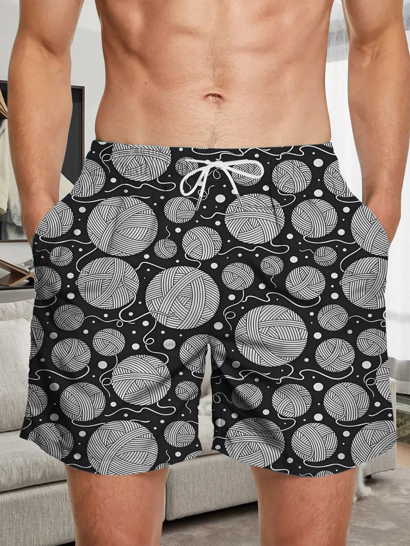 Elastic Waist Men Beach Shorts Full Digital Print Polyester Quick Dry Swimwear
Elastic Waist Men Beach Shorts Full Digital Print Polyester Quick Dry Swimwear