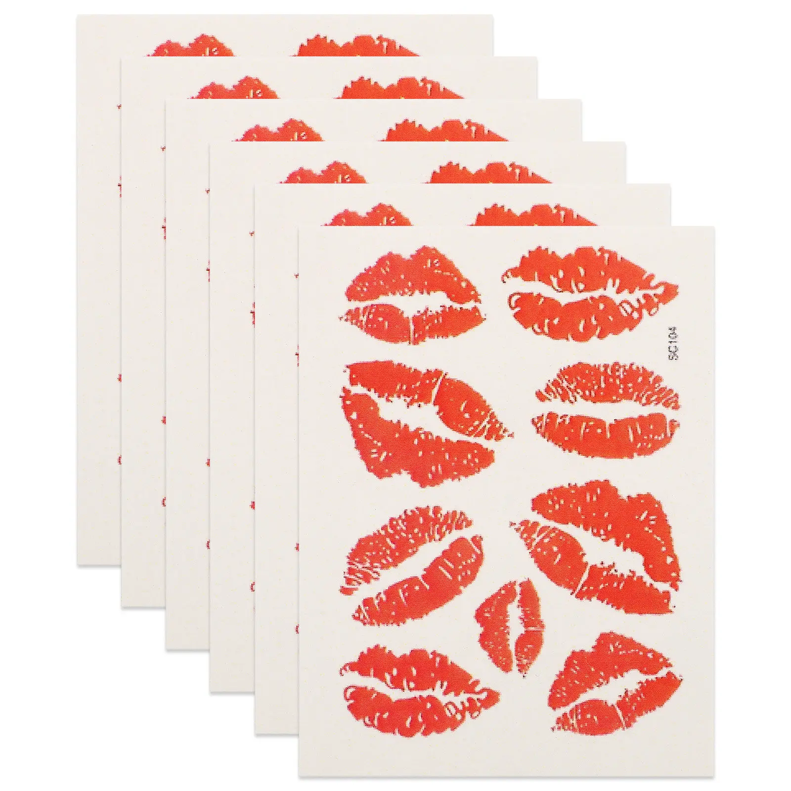 6Pcs Waterproof Temporary Tattoos Natural Look Body Decorations Stickers Safe Non Toxic for Face Waist Neck Arms
6Pcs Waterproof Temporary Tattoos Natural Look Body Decorations Stickers Safe Non Toxic for Face Waist Neck Arms