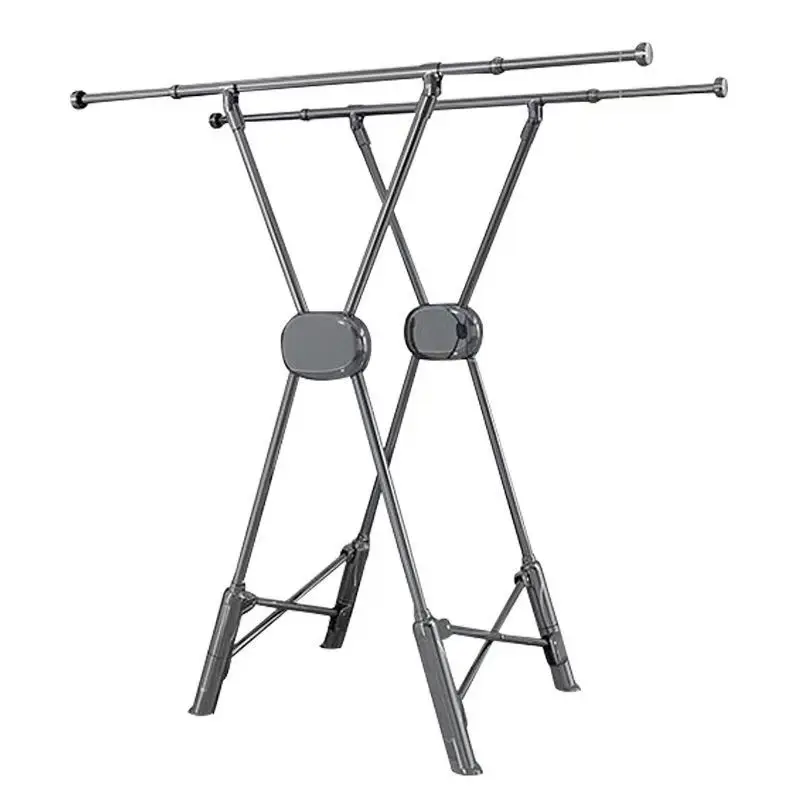 Indoor floor-to-ceiling folding clothes drying rack Household balcony does not occupy a retractable clothes drying rod to dry
Indoor floor-to-ceiling folding clothes drying rack Household balcony does not occupy a retractable clothes drying rod to dry