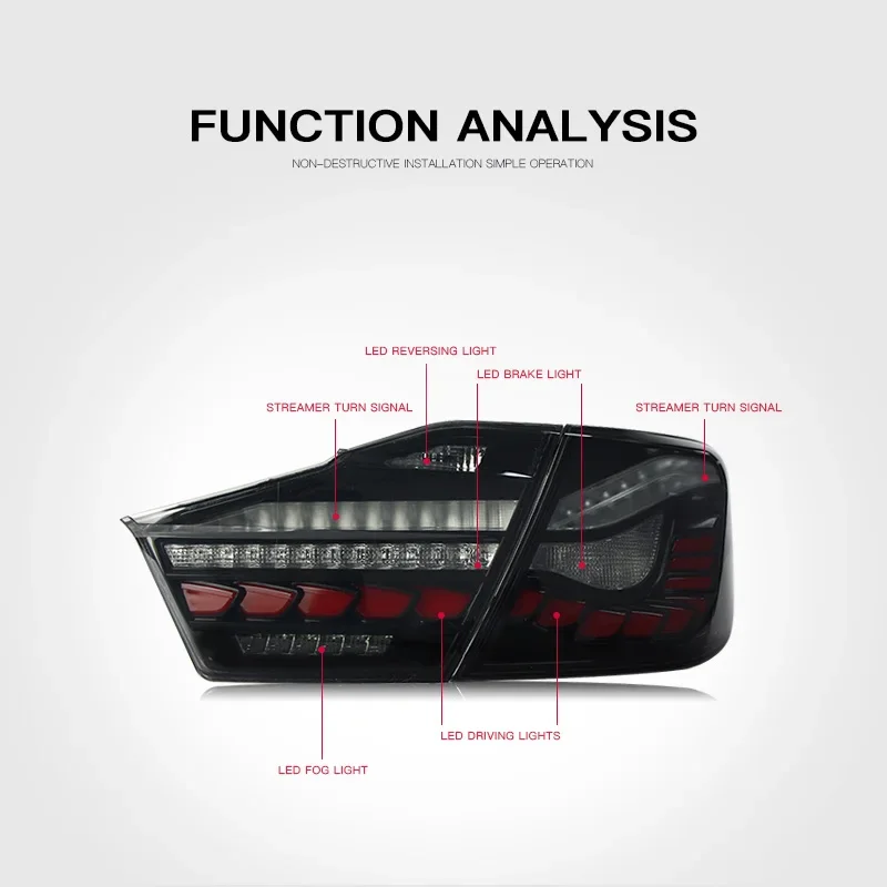 Автомобильные светодиодные задние фонари, аксессуары для Toyota Camry 7-Generation 2012-2014, автоматический задний противотуманный фонарь DRL, стоп-сигнал поворота Plug and Play
Автомобильные светодиодные задние фонари, аксессуары для Toyota Camry 7-Generation 2012-2014, автоматический задний противотуманный фонарь DRL, стоп-сигнал поворота Plug and Play