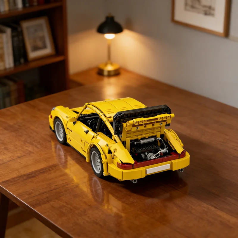 1450 деталей MOC Porsche 964 Turbo 1:12, желтая техническая модель, конструктор, игрушка, подарок, креативный коллекционный предмет для демонстрации, премиум-класс
1450 деталей MOC Porsche 964 Turbo 1:12, желтая техническая модель, конструктор, игрушка, подарок, креативный коллекционный предмет для демонстрации, премиум-класс