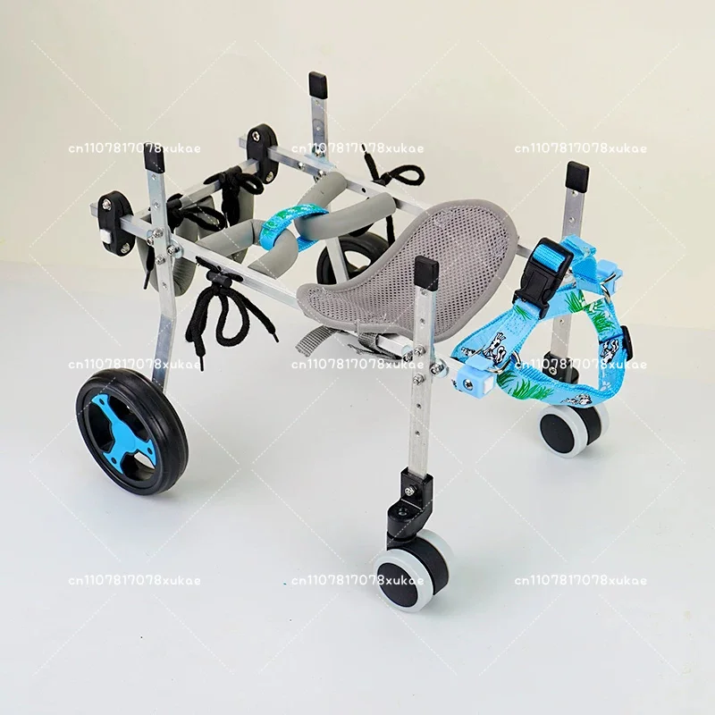 4-Wheel Lightweight Pet Wheelchair - Universal for Dogs & Cats, Mobility Aid for Senior & Hind-Limb Disabled Pets
4-Wheel Lightweight Pet Wheelchair - Universal for Dogs & Cats, Mobility Aid for Senior & Hind-Limb Disabled Pets
