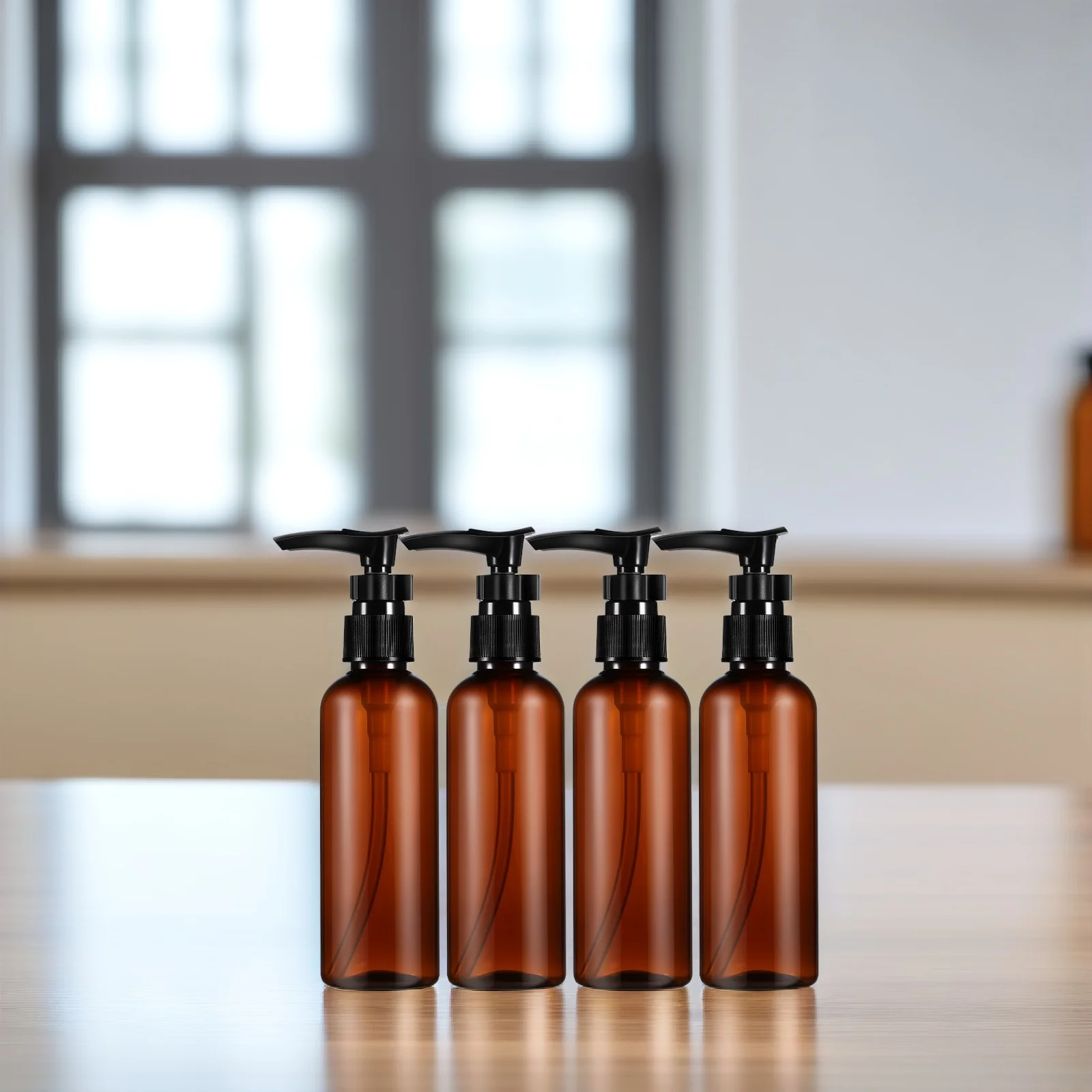 4 Pcs Emulsion Shampoo Soap Lotion Pump Dispenser Empty Refillable Travel Toiletries Storage Container Handwashing Fluid PET PP
4 Pcs Emulsion Shampoo Soap Lotion Pump Dispenser Empty Refillable Travel Toiletries Storage Container Handwashing Fluid PET PP