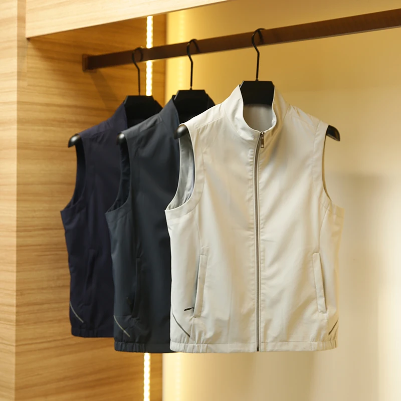 Memory Anti-Wrinkle Lightweight Breathable Casual Men's Faion Stand Collar Vest Stand Fit Spring Urban Sle Daily Wear
Memory Anti-Wrinkle Lightweight Breathable Casual Men's Faion Stand Collar Vest Stand Fit Spring Urban Sle Daily Wear