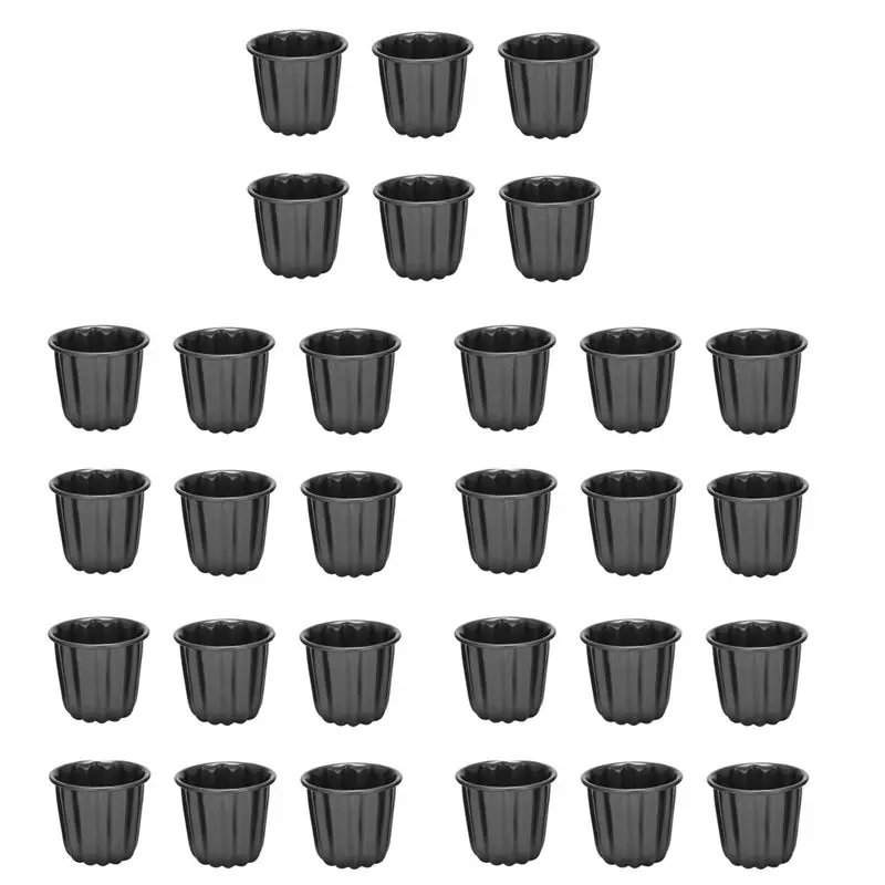 A02M-6Canele Mold, Cannele Muffin Cup, 30Pcs Non-Stick Cannele Mould Gray-Black Canneles
A02M-6Canele Mold, Cannele Muffin Cup, 30Pcs Non-Stick Cannele Mould Gray-Black Canneles