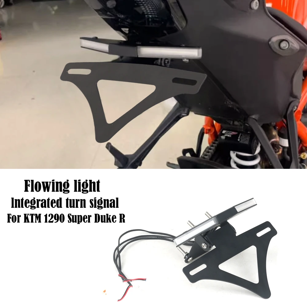 For 1290 Super Duke R Folding License Plate Holder 2020-2025 Fender Eliminator Tail Frame LED Plate Light Motorcycle Accessories
For 1290 Super Duke R Folding License Plate Holder 2020-2025 Fender Eliminator Tail Frame LED Plate Light Motorcycle Accessories