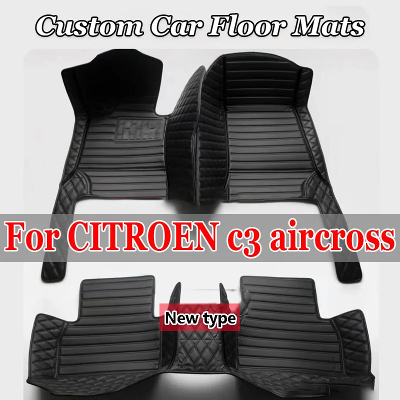 Custom Leather Car Floor Mats For CITROEN c3 aircross 2019 set Automobile Carpet Rugs Foot Pads
Custom Leather Car Floor Mats For CITROEN c3 aircross 2019 set Automobile Carpet Rugs Foot Pads