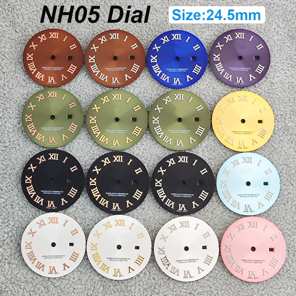 24.5mm S logo Roman dial NH05 Japanese automatic movement women's watch modification accessories
24.5mm S logo Roman dial NH05 Japanese automatic movement women's watch modification accessories