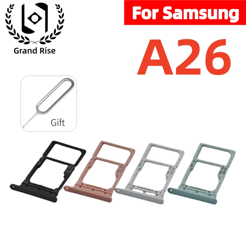For Samsung Galaxy A26 A266 SIM Card Tray Slot Holder Adapter Micro SD Card Chip Drawer Holder
For Samsung Galaxy A26 A266 SIM Card Tray Slot Holder Adapter Micro SD Card Chip Drawer Holder