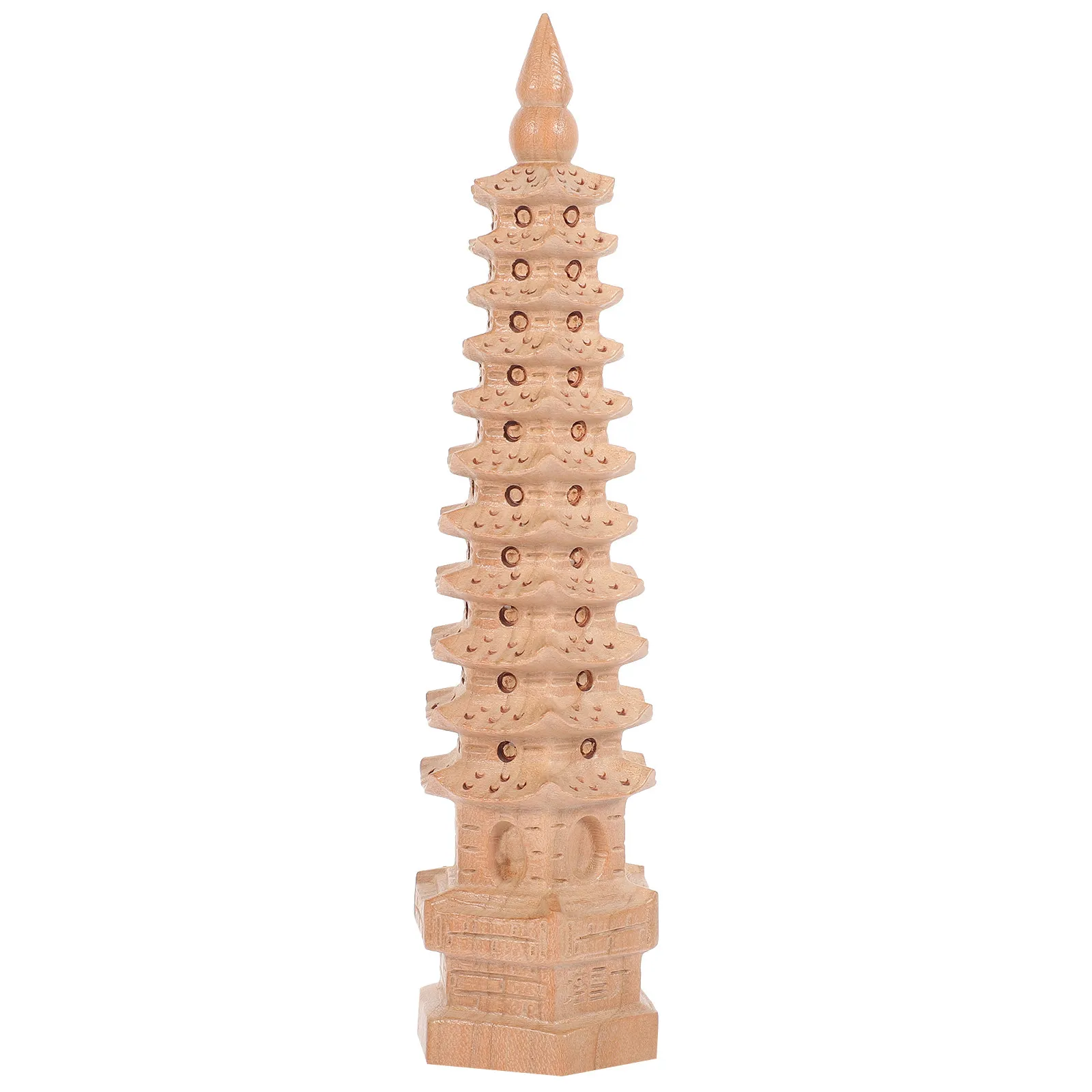 Wooden Peach Wood Wenchang Pagoda Small Decorative Ornament Garden Yard Balcony Home Decoration Desktop Office Craft Art
Wooden Peach Wood Wenchang Pagoda Small Decorative Ornament Garden Yard Balcony Home Decoration Desktop Office Craft Art