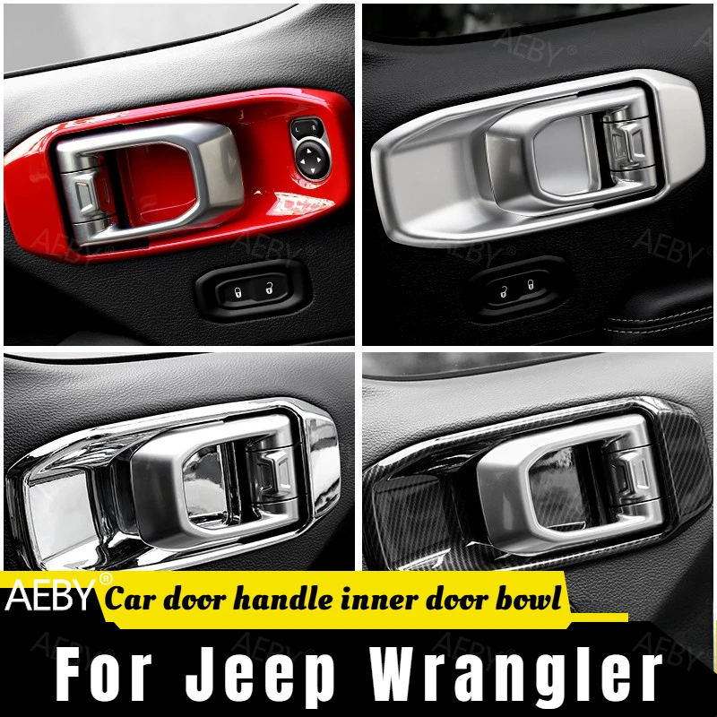 For Jeep Wrangler 2018-2024 Car interior door handle cover pull bowl decoration,Inner door handle,Anti-scratch protection
For Jeep Wrangler 2018-2024 Car interior door handle cover pull bowl decoration,Inner door handle,Anti-scratch protection