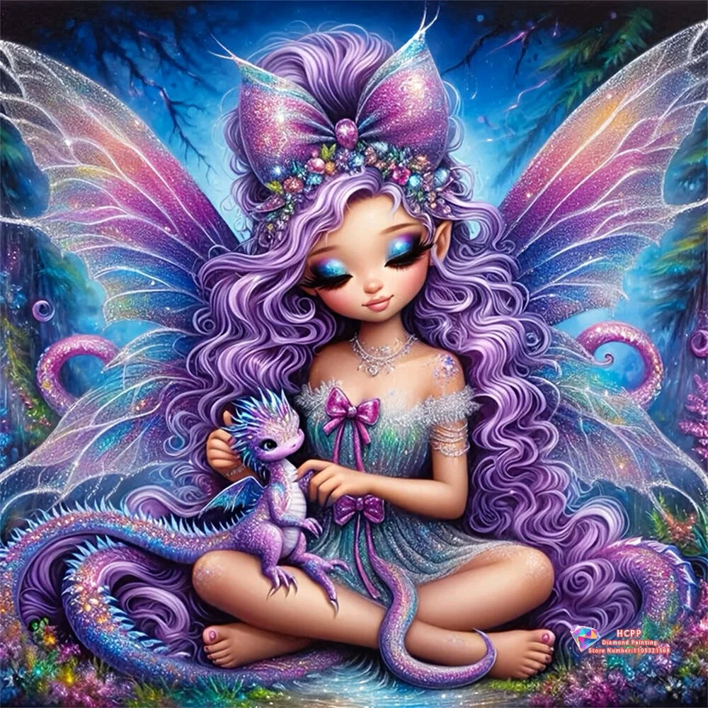 Purple-Haired Fairy 5D DIY Diamond Painting Set with Square and Round Diamonds Embroidery Handmade Crafts Home Decor Gifts
Purple-Haired Fairy 5D DIY Diamond Painting Set with Square and Round Diamonds Embroidery Handmade Crafts Home Decor Gifts