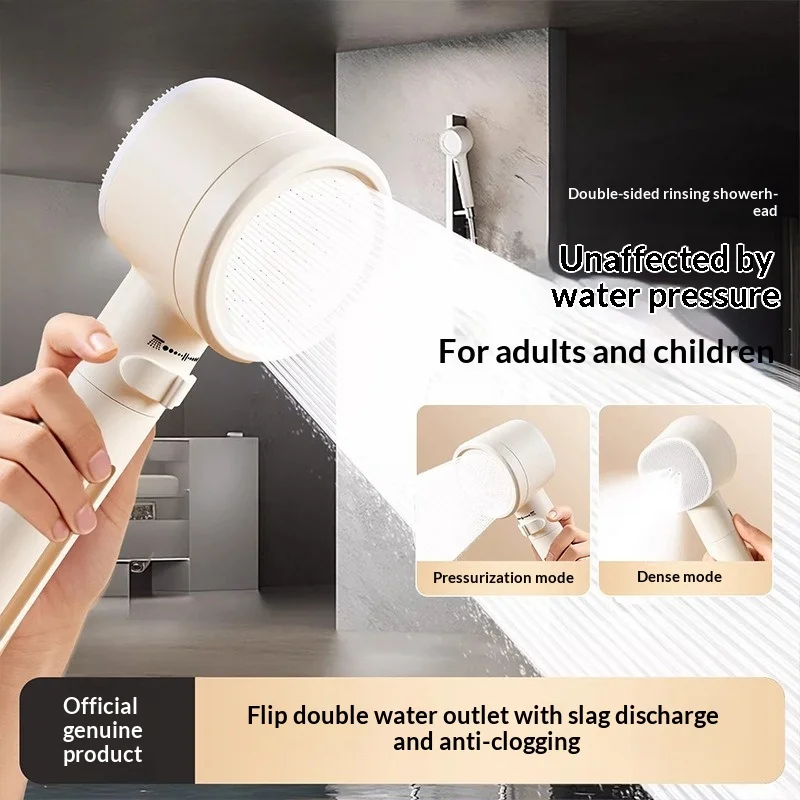 Dual-Filter High Pressure Shower Head, Chlorine Removal Water Purifying Skin Care Shower Nozzle
Dual-Filter High Pressure Shower Head, Chlorine Removal Water Purifying Skin Care Shower Nozzle