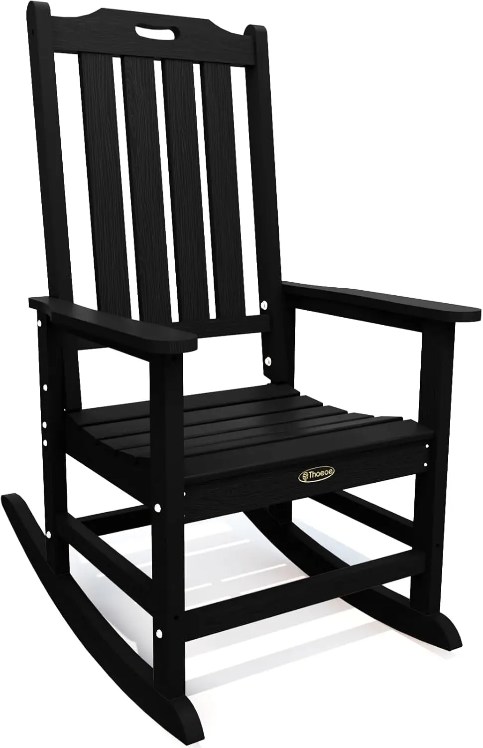 Oversized Rocking Chair, Outdoor Rocking Chair for Adults, All Weather Resistant Porch Rocker for Lawn Garden, Black
Oversized Rocking Chair, Outdoor Rocking Chair for Adults, All Weather Resistant Porch Rocker for Lawn Garden, Black