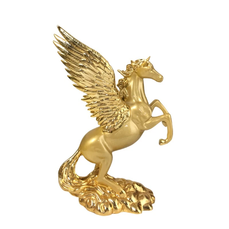 Pegasus ornaments, European style home office, desktop decorations, animal zodiac horses, handicrafts
Pegasus ornaments, European style home office, desktop decorations, animal zodiac horses, handicrafts