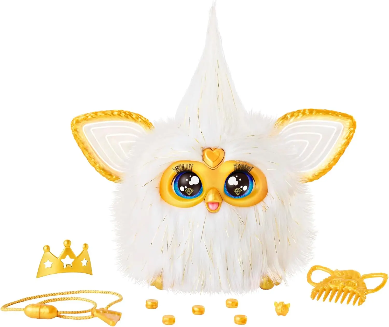 Interactive Plush Toy for Kids, Voice Activated Animatronic Speaks English & Furbish, White Color
Interactive Plush Toy for Kids, Voice Activated Animatronic Speaks English & Furbish, White Color
