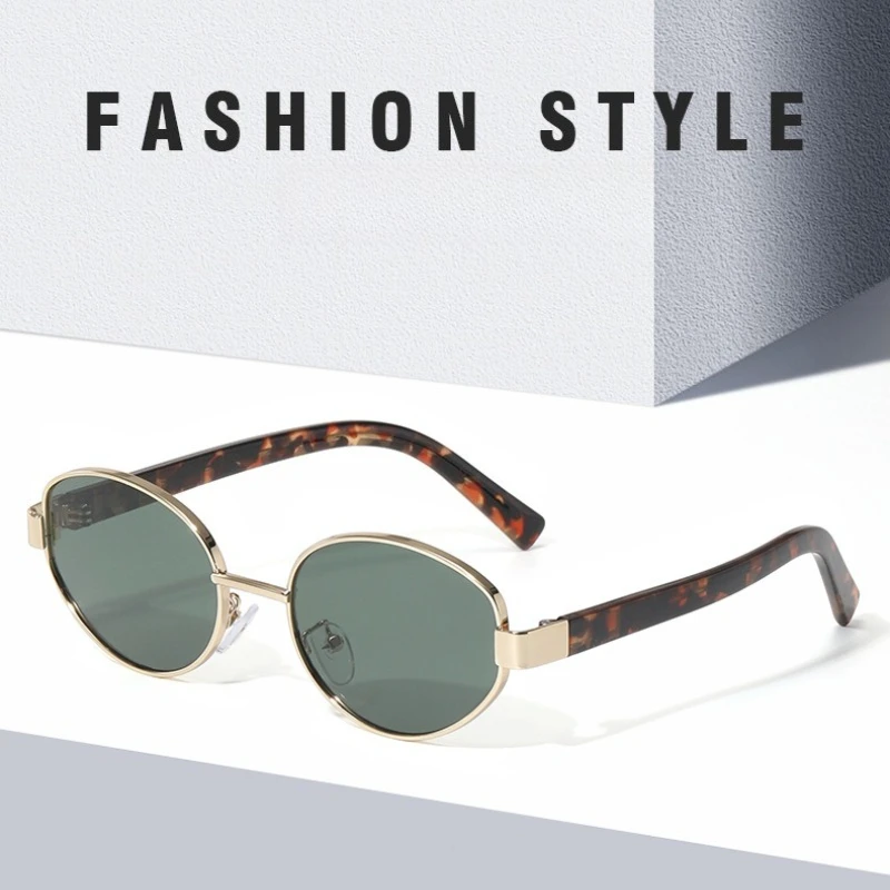 Vintage Oval Sunglasses Women Men Trendy Street Photography Glasses Metal Frame Fashion Glasses Traveling Shades Driving Eyewear
Vintage Oval Sunglasses Women Men Trendy Street Photography Glasses Metal Frame Fashion Glasses Traveling Shades Driving Eyewear