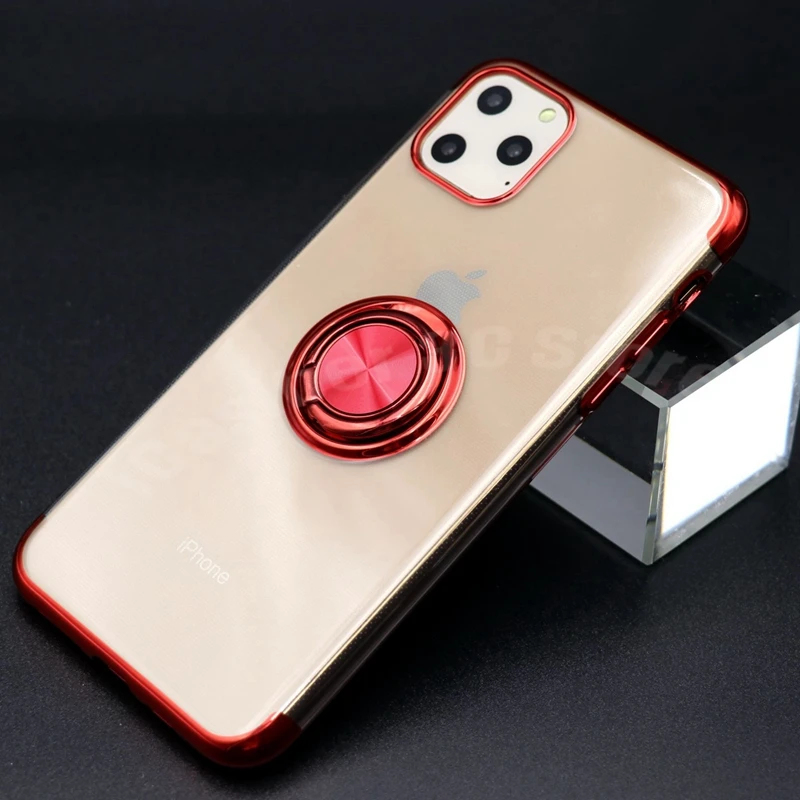 10pcs For iphone 11 8 7 6s Plus Case With Ring Stand Magnet Transparent Back Cover case for iPhone 11 Pro X Xs Max XR iphone11
10pcs For iphone 11 8 7 6s Plus Case With Ring Stand Magnet Transparent Back Cover case for iPhone 11 Pro X Xs Max XR iphone11