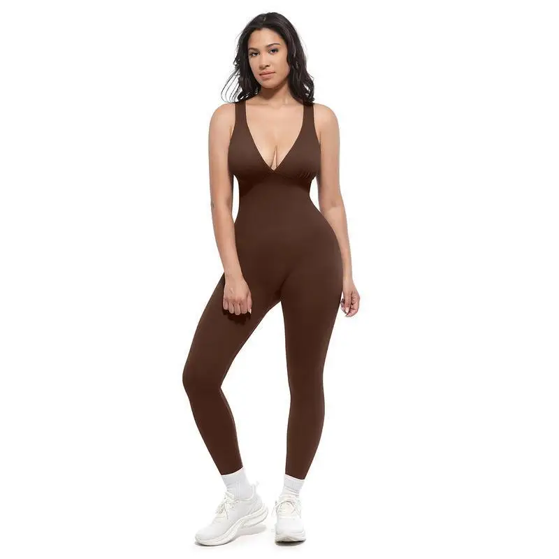 High Elastic Fitness Vest Seamless Air Yoga Jumpsuit Belly Skinny Sports Back Jumpsuit Pants Women workout clothes for women
High Elastic Fitness Vest Seamless Air Yoga Jumpsuit Belly Skinny Sports Back Jumpsuit Pants Women workout clothes for women