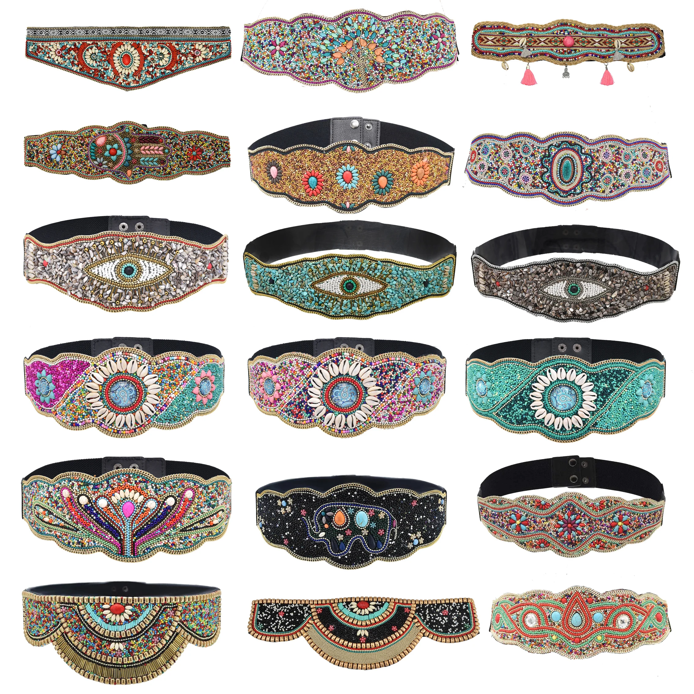 Ethnic Waistbands Elastic for Women Boho Colorful Resin Beads Wide Dress Belts Gypsy Turkey Belly Waist Body Chain India Jewelry
Ethnic Waistbands Elastic for Women Boho Colorful Resin Beads Wide Dress Belts Gypsy Turkey Belly Waist Body Chain India Jewelry