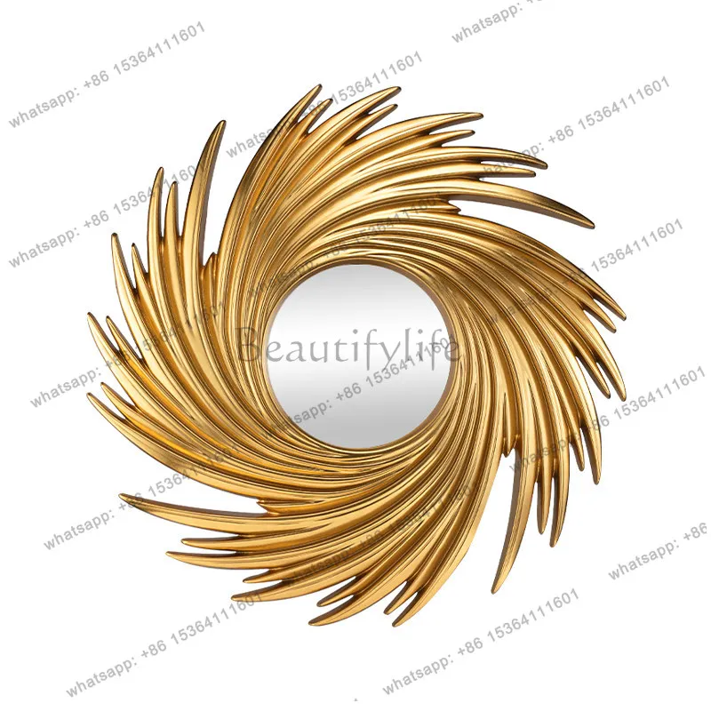 Light luxury bathroom dressing mirror living room entrance creative decoration bedroom wall-mounted makeup mirror
Light luxury bathroom dressing mirror living room entrance creative decoration bedroom wall-mounted makeup mirror