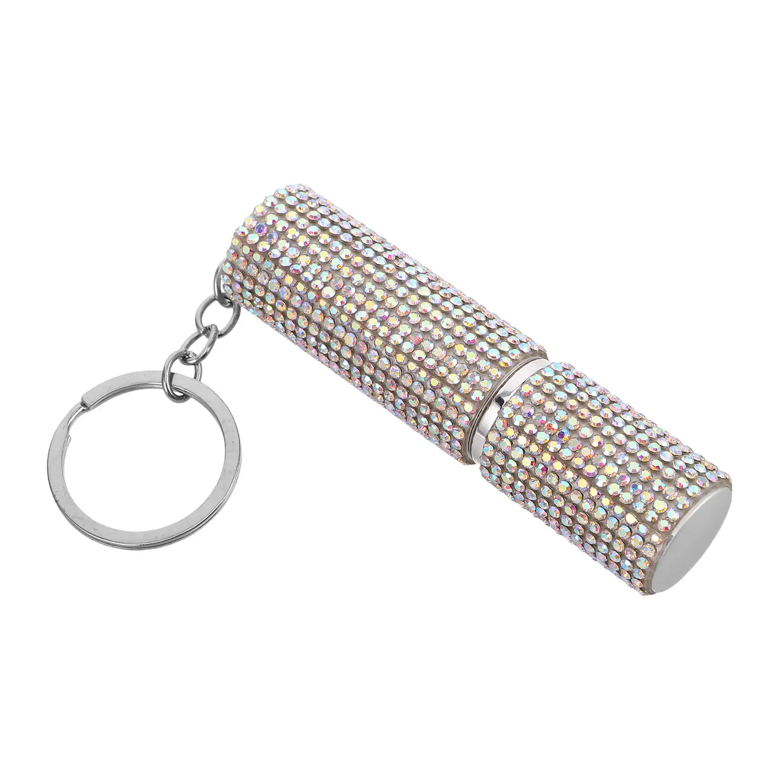 Portable Refillable Perfume Bottle with Keychain Rhinestone Decorative Mini Spray Container for Travel Essential Oil
Portable Refillable Perfume Bottle with Keychain Rhinestone Decorative Mini Spray Container for Travel Essential Oil