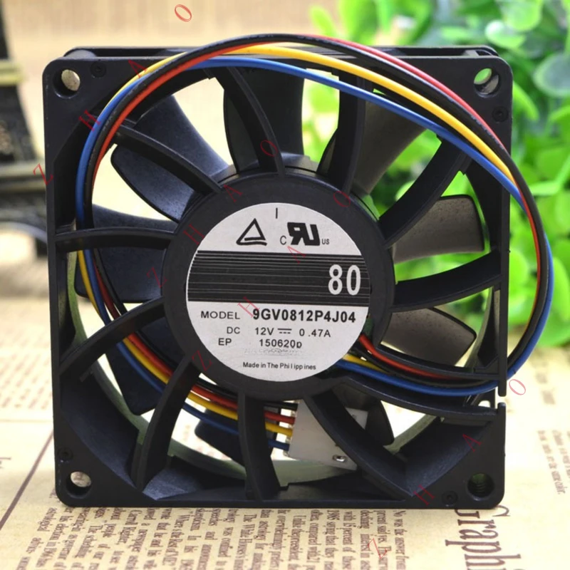 Z 5PCS for San Ace 9GV0812P4J04 80x80x25mm DC 12V 0.47A 4 Pin Chassis Cooling Fan
Z 5PCS for San Ace 9GV0812P4J04 80x80x25mm DC 12V 0.47A 4 Pin Chassis Cooling Fan