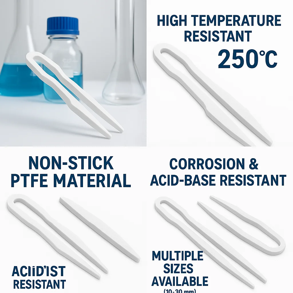 Пинцет Ptfe, лабораторный, устойчивый к коррозии, устойчивый к высоким температурам, антипригарный, антикислотный, щелочной, прочный инструмент для образца
Пинцет Ptfe, лабораторный, устойчивый к коррозии, устойчивый к высоким температурам, антипригарный, антикислотный, щелочной, прочный инструмент для образца