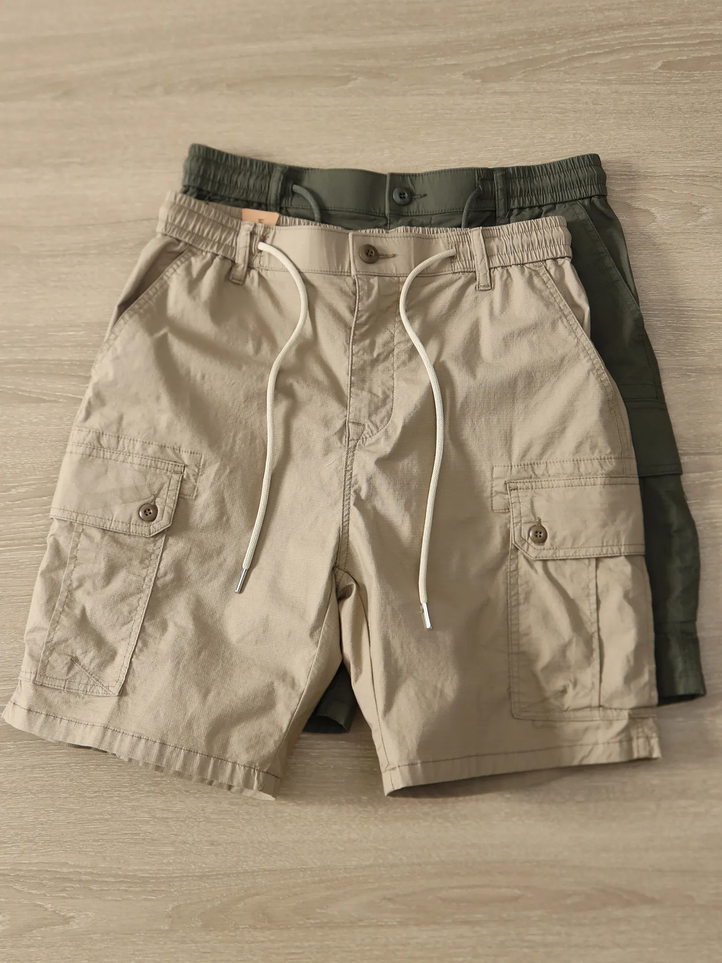 Summer New American Retro Elastic Cargo Shorts Men's Amekaji 98% Cotton Washed Multi-pocket Straight Loose Casual 5-point Pants
Summer New American Retro Elastic Cargo Shorts Men's Amekaji 98% Cotton Washed Multi-pocket Straight Loose Casual 5-point Pants
