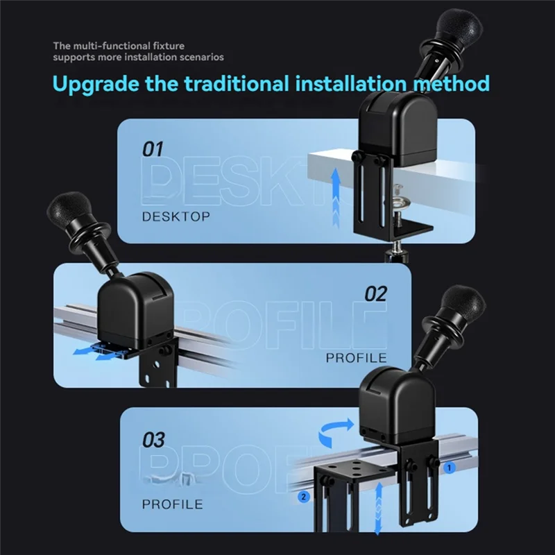Enhanced Gaming Experience - USB Sim Handbrake For European/American Truck Sims With Easy-To-Install Clamp
Enhanced Gaming Experience - USB Sim Handbrake For European/American Truck Sims With Easy-To-Install Clamp