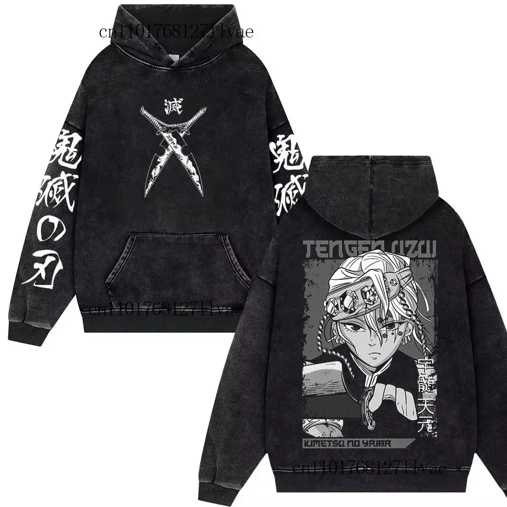 Uzui Tengen Washed Hoodies Demon Slayer Vintage Men's Women Harajuku Streetwear Oversize Cotton Pullover Coat Y2k Anime Tanjiro
Uzui Tengen Washed Hoodies Demon Slayer Vintage Men's Women Harajuku Streetwear Oversize Cotton Pullover Coat Y2k Anime Tanjiro