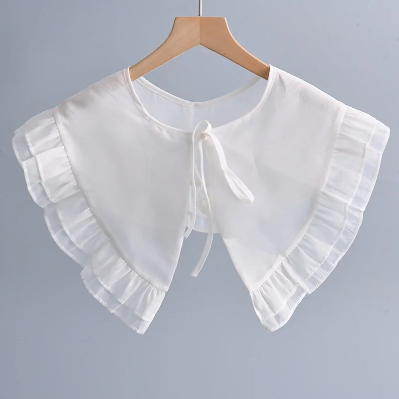 Big Lapel Shirt Detachable Collars Shawl for Women's Fake Collar Retro Half Shirt Blouse Shoulder Wraps Scarf False Collar
Big Lapel Shirt Detachable Collars Shawl for Women's Fake Collar Retro Half Shirt Blouse Shoulder Wraps Scarf False Collar