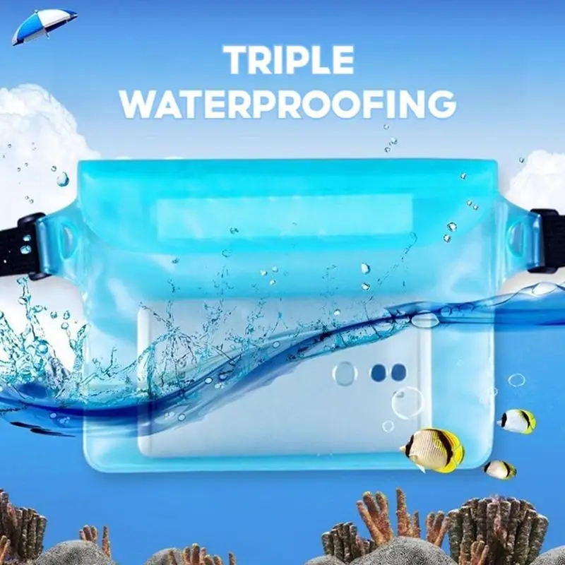 New Sport Swimming Rafting Beach Waterproof Waist Bag Pack Pocket Three-layer Sealed Bag
New Sport Swimming Rafting Beach Waterproof Waist Bag Pack Pocket Three-layer Sealed Bag