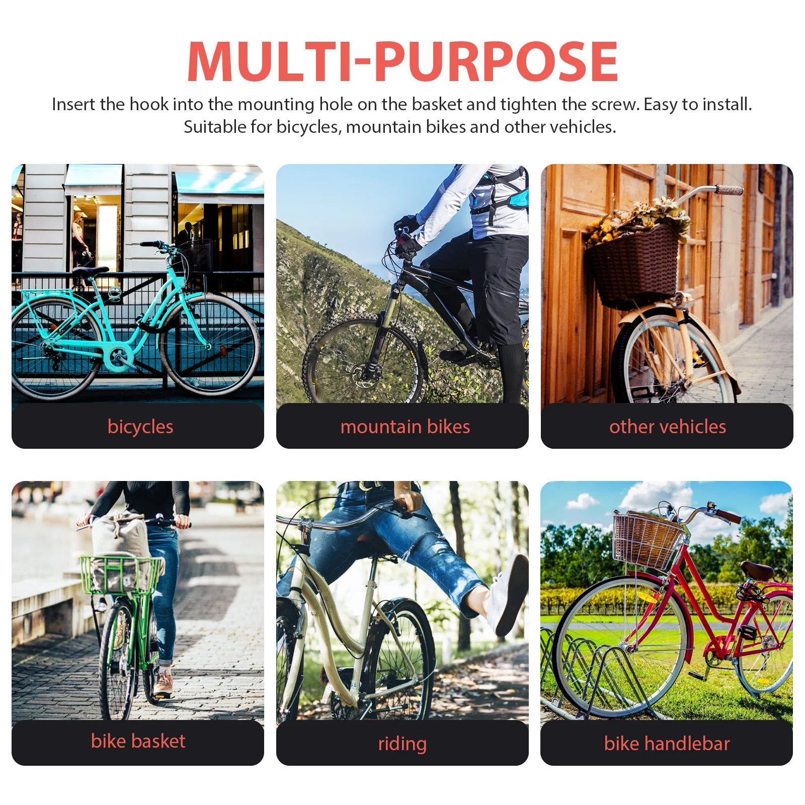 1Set Quick Release Front Bike Basket Multi-Function Professional Kids Convenient Plastic Bicycle Riding Accessory Storage
1Set Quick Release Front Bike Basket Multi-Function Professional Kids Convenient Plastic Bicycle Riding Accessory Storage