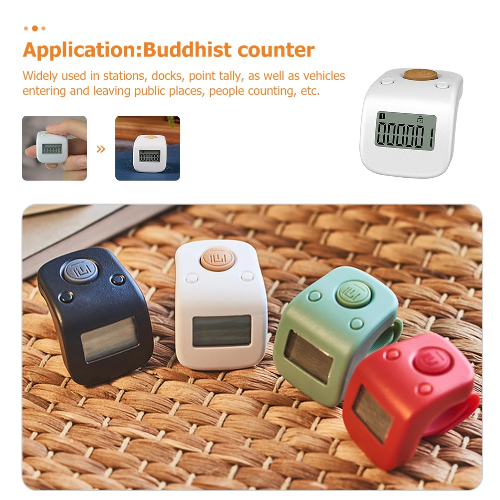Rechargeable Finger Counter Digital Tally Clicker Silica Gel Silent Tasbih Electronic Counting Device Small Tools Portable
Rechargeable Finger Counter Digital Tally Clicker Silica Gel Silent Tasbih Electronic Counting Device Small Tools Portable