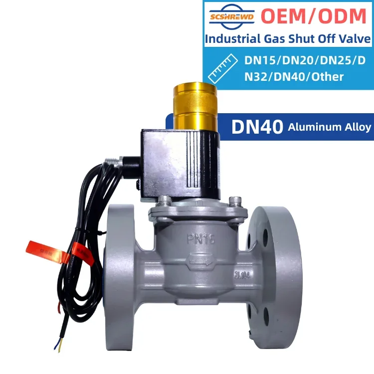 Industrial Explosion Proof DC24V/AC220 EX Aluminum Alloy DN15-DN200 Flange Connection Gas Solenoid Shut Off Valve
Industrial Explosion Proof DC24V/AC220 EX Aluminum Alloy DN15-DN200 Flange Connection Gas Solenoid Shut Off Valve