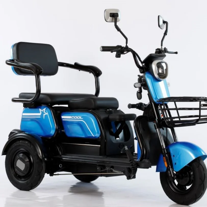 Electric Tricycle Open Body Brushless Motor 500W 3-Passenger 300kg Payload Three Wheel 48V 50-70km/h for Adults TH185 EEC
Electric Tricycle Open Body Brushless Motor 500W 3-Passenger 300kg Payload Three Wheel 48V 50-70km/h for Adults TH185 EEC
