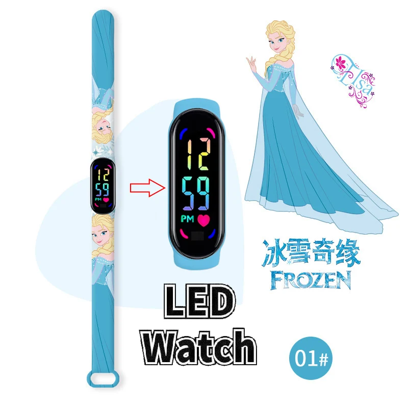 Disney Frozen Children Watches Girls Waterproof Sport Touch Screen Watch for Women Waterproof Digital Clock Bracelet Gifts
Disney Frozen Children Watches Girls Waterproof Sport Touch Screen Watch for Women Waterproof Digital Clock Bracelet Gifts