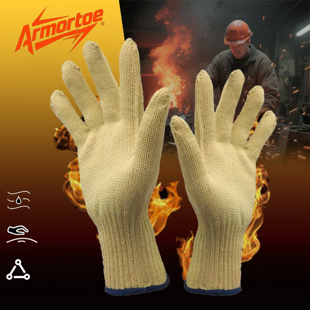 ArmorToe 500C Fireproof Safety Gloves Heat Resistant for Welding Kitchen Industrial Workers #Armor8000
ArmorToe 500C Fireproof Safety Gloves Heat Resistant for Welding Kitchen Industrial Workers #Armor8000