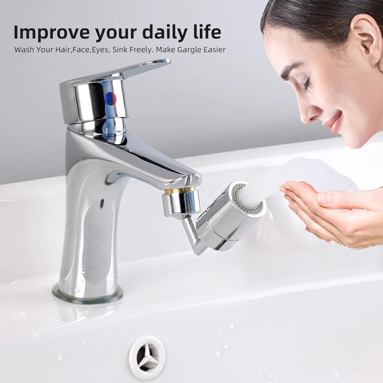 Splash Proof 720 Universal Faucet Aerator Washbasin Sink Extension Adapter Rotating Water Saving ABS Plastic Tap Nozzle
Splash Proof 720 Universal Faucet Aerator Washbasin Sink Extension Adapter Rotating Water Saving ABS Plastic Tap Nozzle