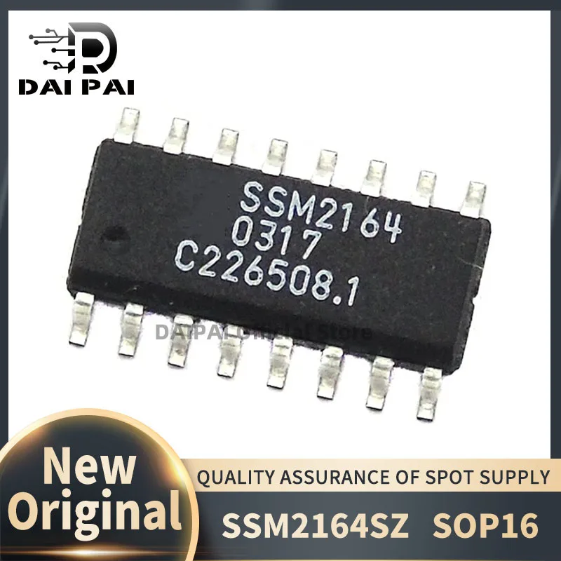 (2-10 шт.) 100% новый оригинальный набор микросхем SSM2164SZ SSM2164S SSM2164 SOIC-16
(2-10 шт.) 100% новый оригинальный набор микросхем SSM2164SZ SSM2164S SSM2164 SOIC-16