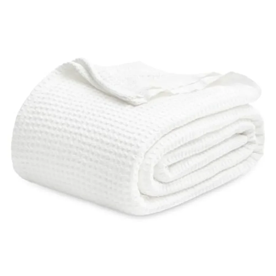 Gentlesoft 100% Cotton Blanket Queen Size for Bed - Cooling Breathable and Soft for Summer, Thick Cozy Waffle Weave Blanket Gif
Gentlesoft 100% Cotton Blanket Queen Size for Bed - Cooling Breathable and Soft for Summer, Thick Cozy Waffle Weave Blanket Gif
