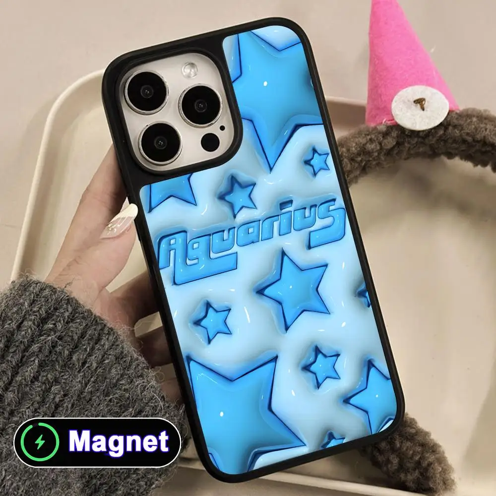 Zodiac Sign Aquarius Phone Case for iPhone 17 16 15 14 13 12 11 Air Pro Max Plus Matte Surface Magnet Cover
Zodiac Sign Aquarius Phone Case for iPhone 17 16 15 14 13 12 11 Air Pro Max Plus Matte Surface Magnet Cover