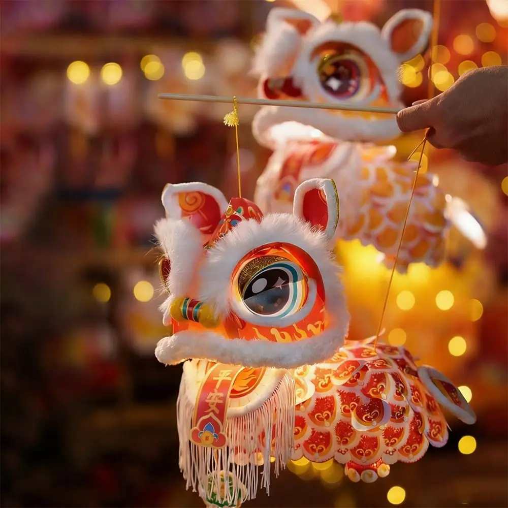 DIY Material Package New Year Lion Dance Lantern with Tassel Festival Atmosphere Ancient New Year Lantern Hanging Ornament
DIY Material Package New Year Lion Dance Lantern with Tassel Festival Atmosphere Ancient New Year Lantern Hanging Ornament