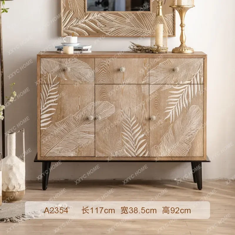 retro engraved entrance cabinet, living room drawer storage cabinetTJ
retro engraved entrance cabinet, living room drawer storage cabinetTJ