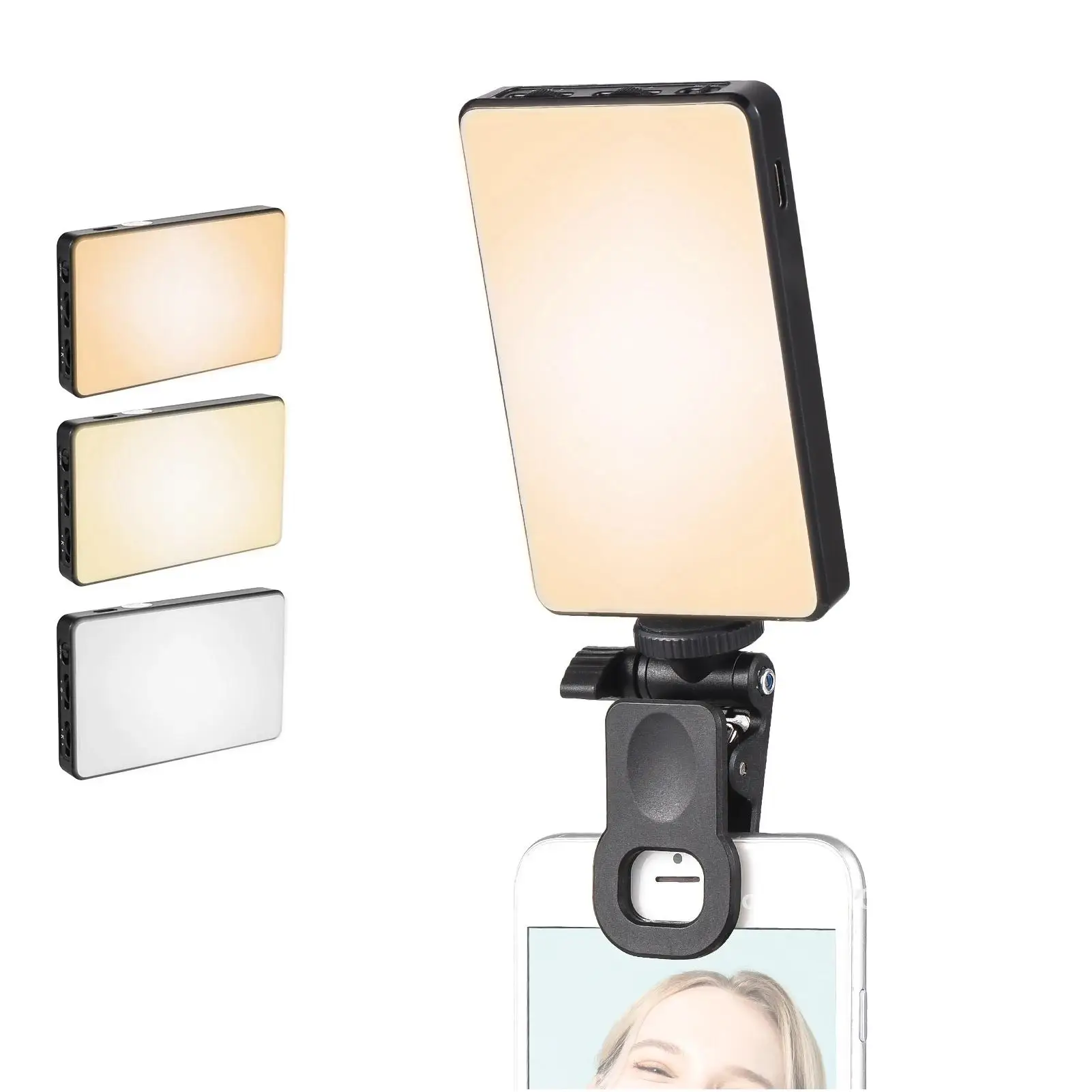 Mini Clip-on Mobile Phone LED Light Selfie Light 120 LED 2500K-9000K W/ Battery for iPhone Samsung Huawei Xiaomi Smartphones
Mini Clip-on Mobile Phone LED Light Selfie Light 120 LED 2500K-9000K W/ Battery for iPhone Samsung Huawei Xiaomi Smartphones