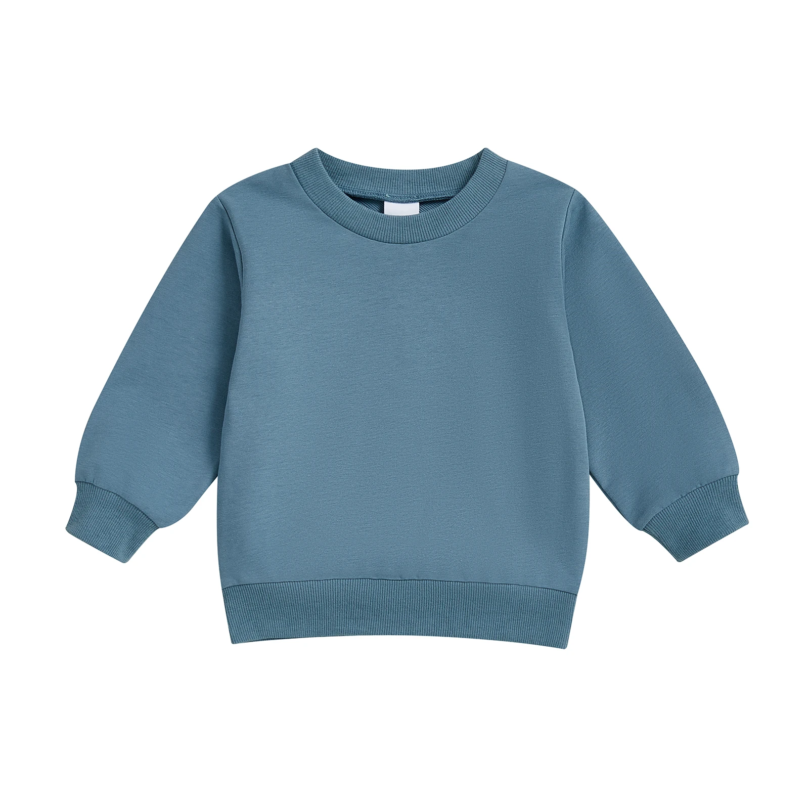Toddler Boy Girl Sweatshirt Solid Color Long Sleeve Round Neck Pullover Loose Tops
Toddler Boy Girl Sweatshirt Solid Color Long Sleeve Round Neck Pullover Loose Tops